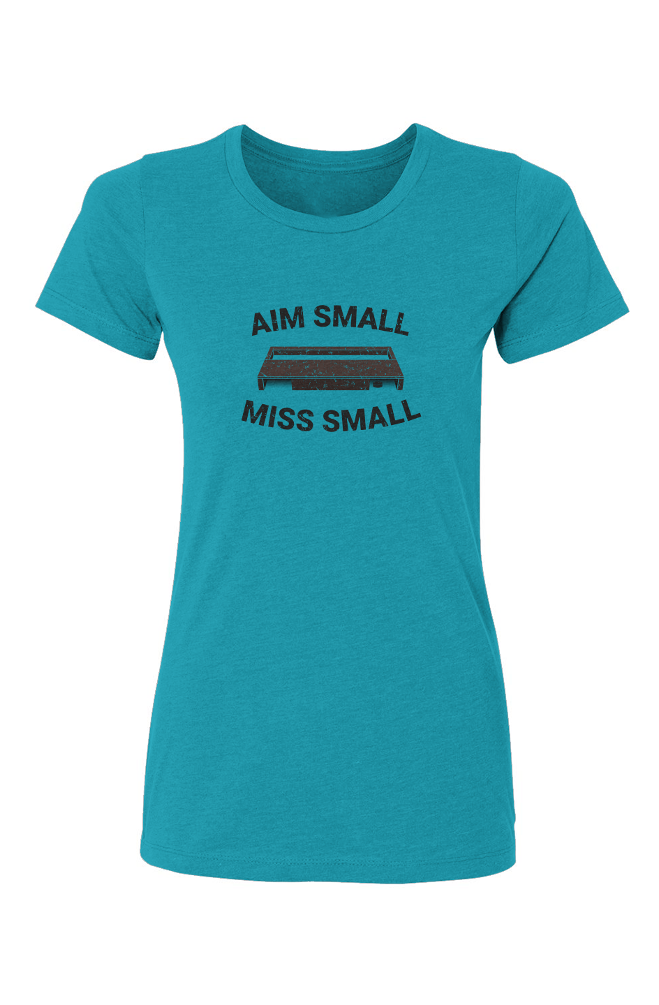 Barn Babe Aim Small Miss Small Tee Turquoise | Barn Garb Hockey Threads