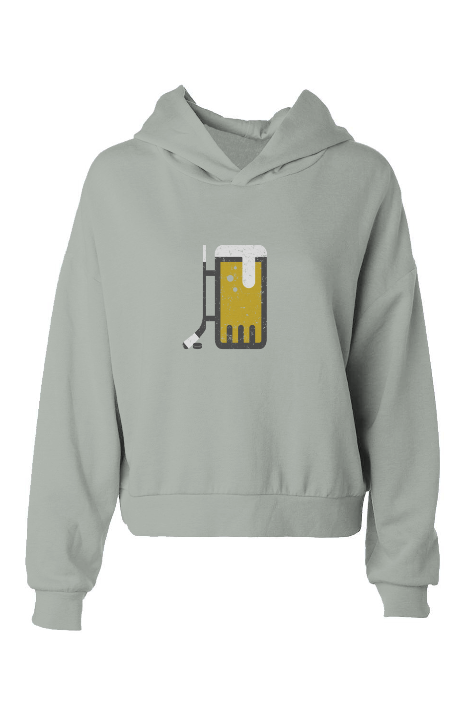 Barn Babe Bar Down Hip Height Hoodie Sage | Barn Garb Hockey Threads