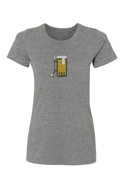 Barn Babe Bar Down Tee Grey | Barn Garb Hockey Threads