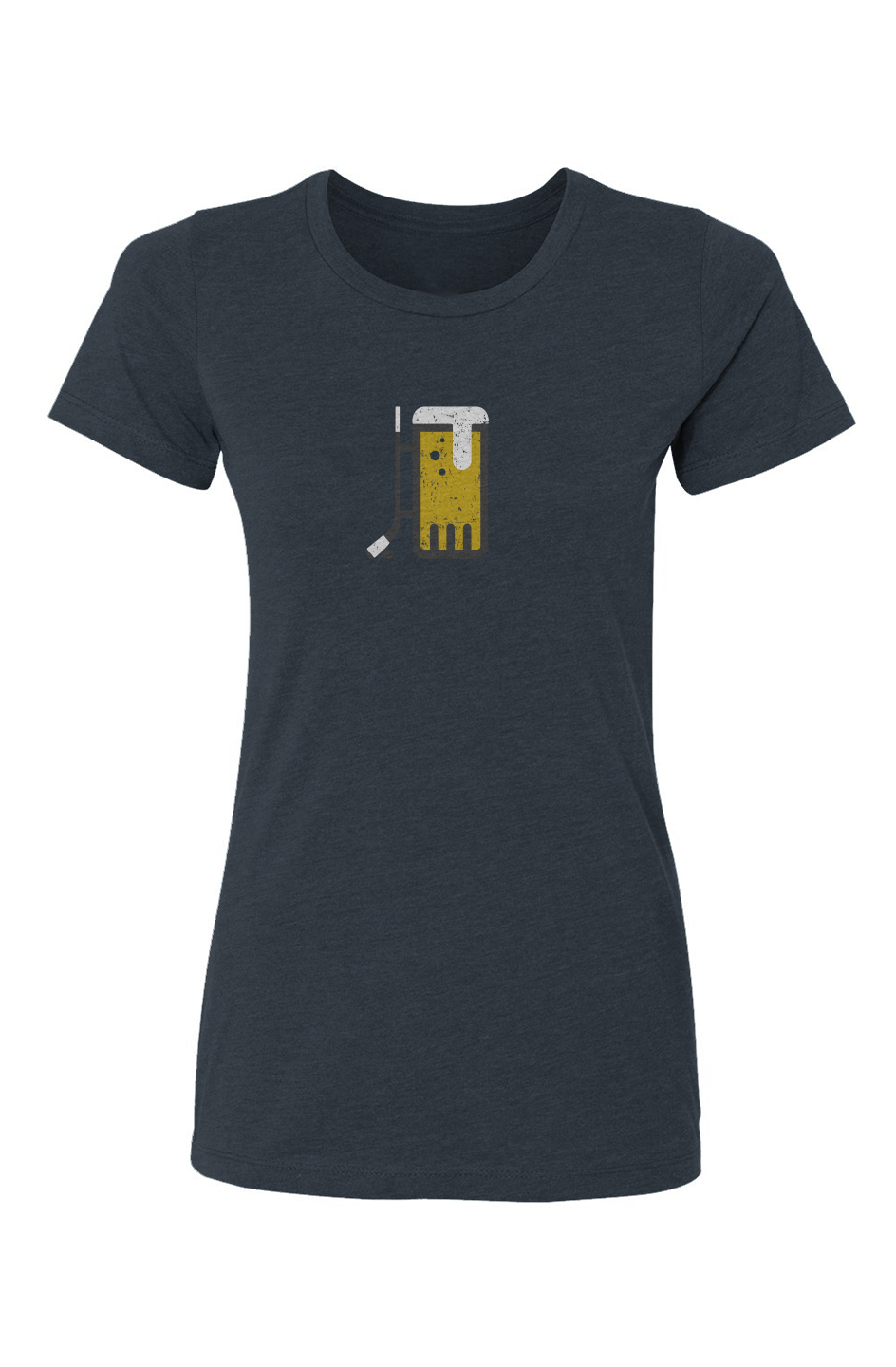 Barn Babe Bar Down Tee Navy Blue | Barn Garb Hockey Threads