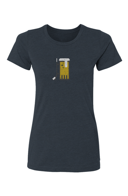 Barn Babe Bar Down Tee Navy Blue | Barn Garb Hockey Threads