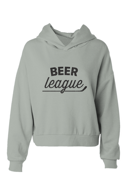 Barn Babe Beer League Hip Height Hoodie Sage | Barn Garb Hockey Threads