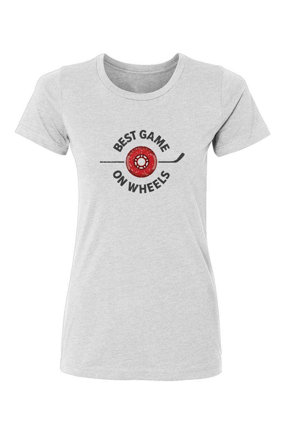Barn Babe Best Game on Wheels Tee White | Barn Garb Hockey Threads
