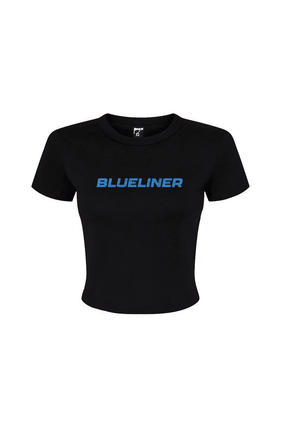 Barn Babe Blueliner Baby Tee Black | Barn Garb Hockey Threads