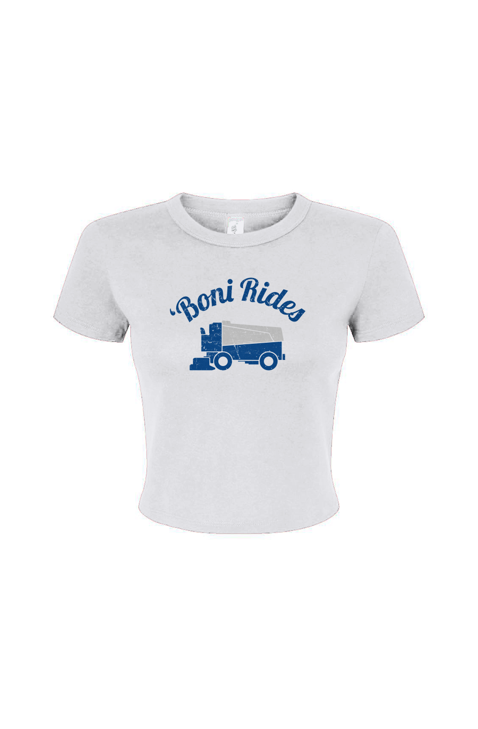 Barn Babe Boni' Rides Baby Tee White | Barn Garb Hockey Threads