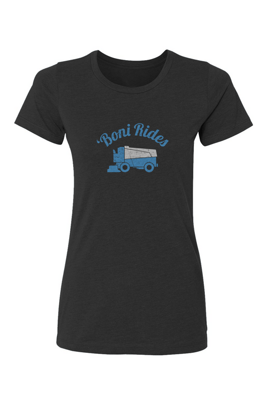 Barn Babe Boni' Rides Tee Black | Barn Garb Hockey Threads