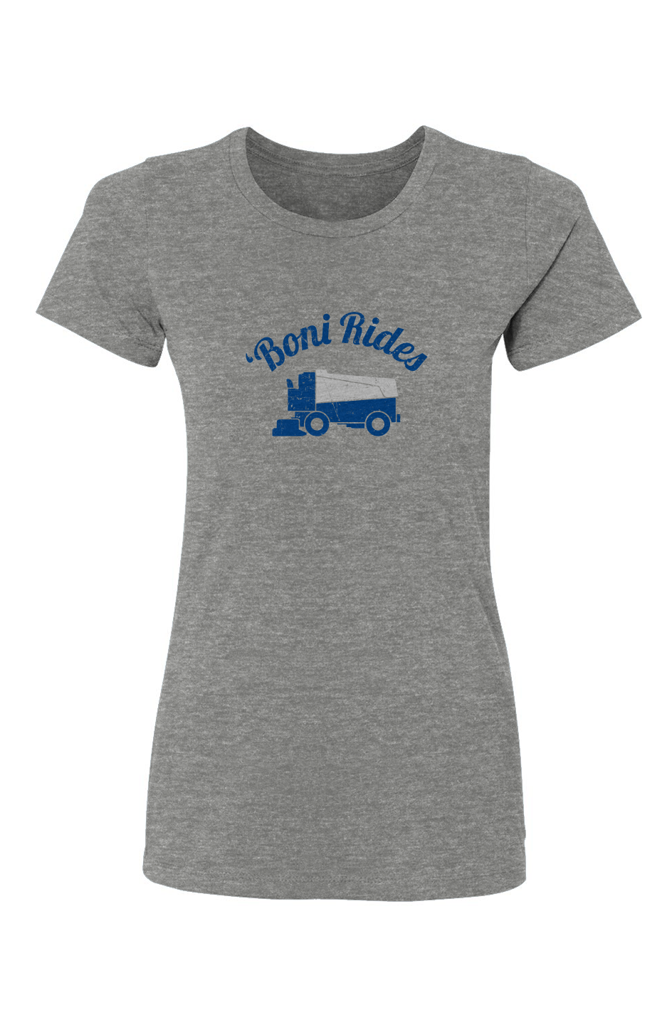 Barn Babe Boni' Rides Tee Grey | Barn Garb Hockey Threads