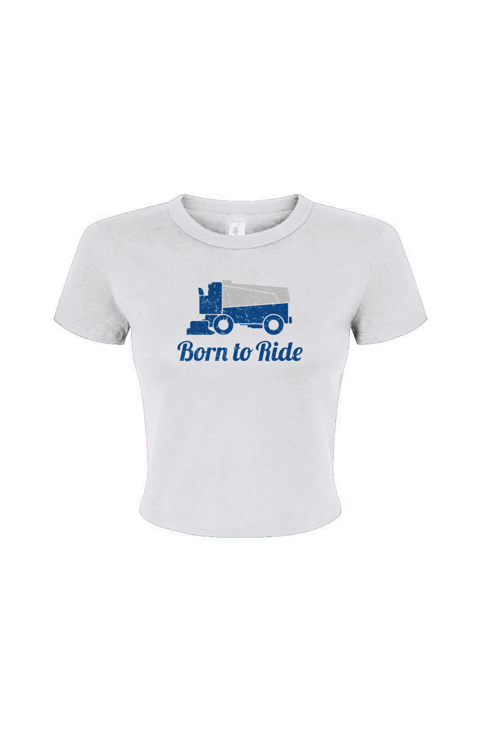 Barn Babe Born to Ride Baby Tee White | Barn Garb Hockey Threads