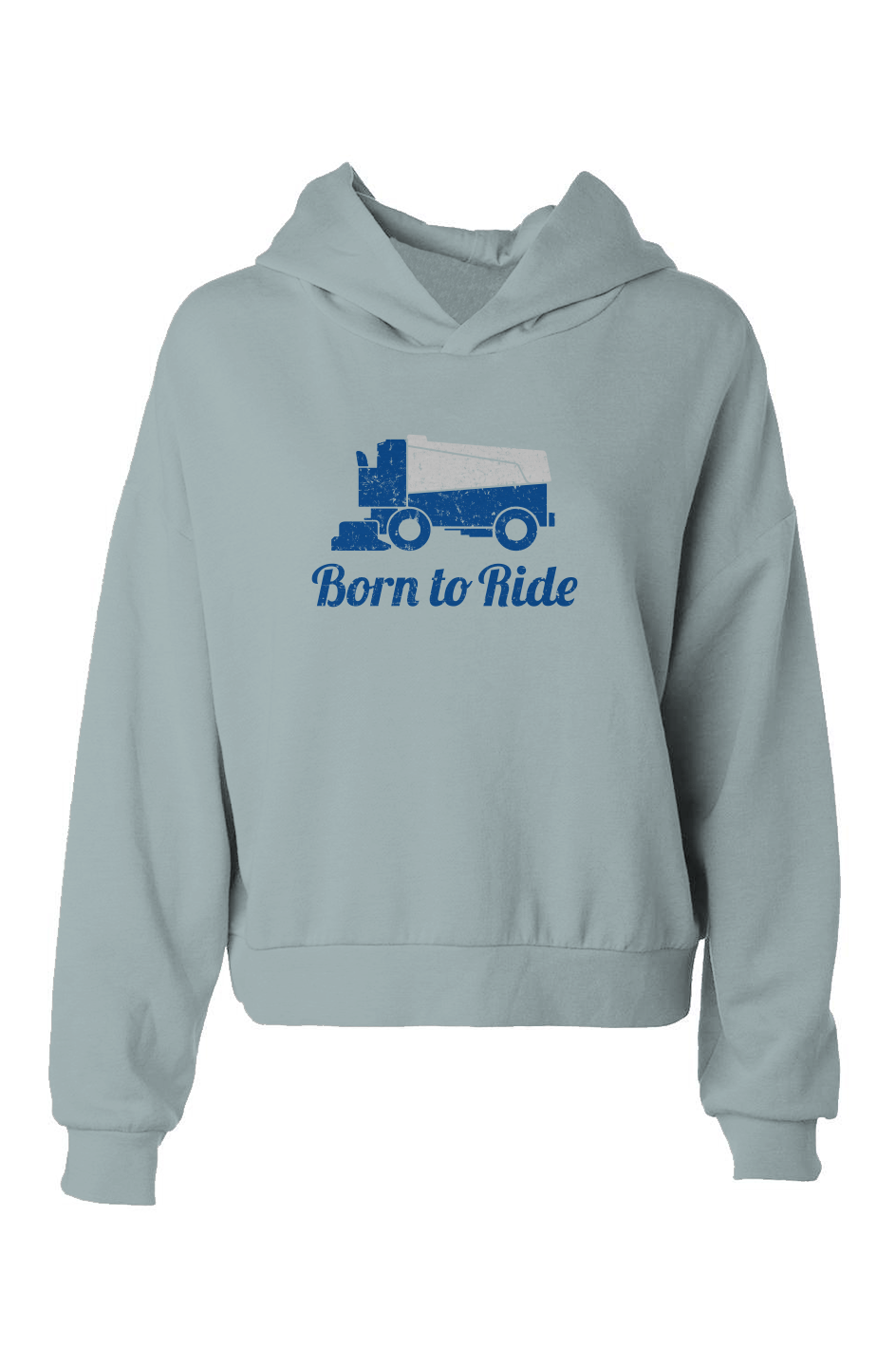 Barn Babe Born to Ride Hip-Height Hoodie Sage | Barn Garb Hockey Threads