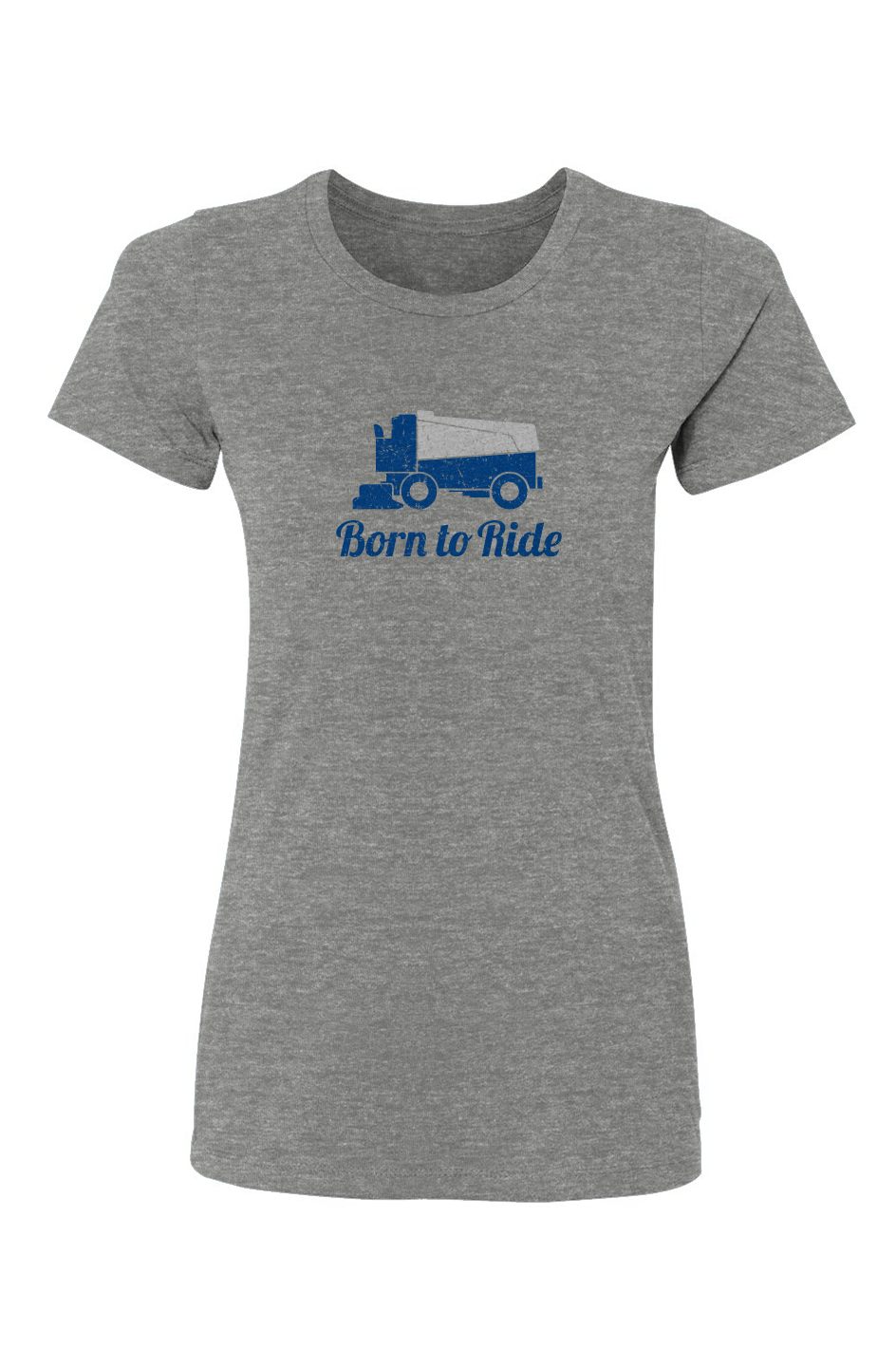 Barn Babe Born to Ride Tee Grey | Barn Garb Hockey Threads