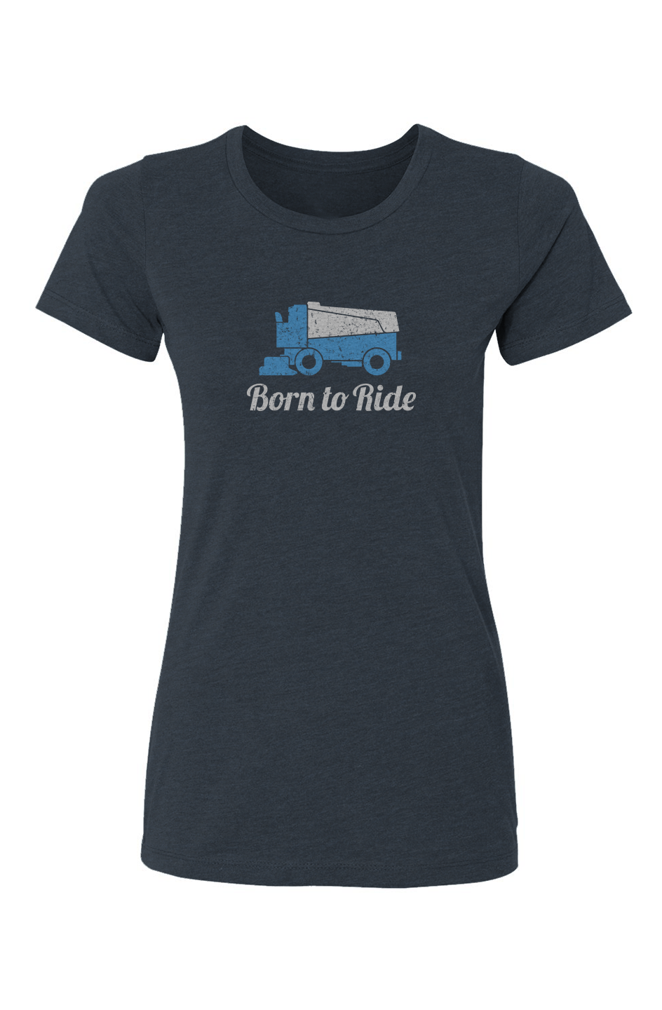 Barn Babe Born to Ride Tee Navy Blue | Barn Garb Hockey Threads