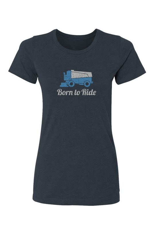 Barn Babe Born to Ride Tee Navy Blue | Barn Garb Hockey Threads