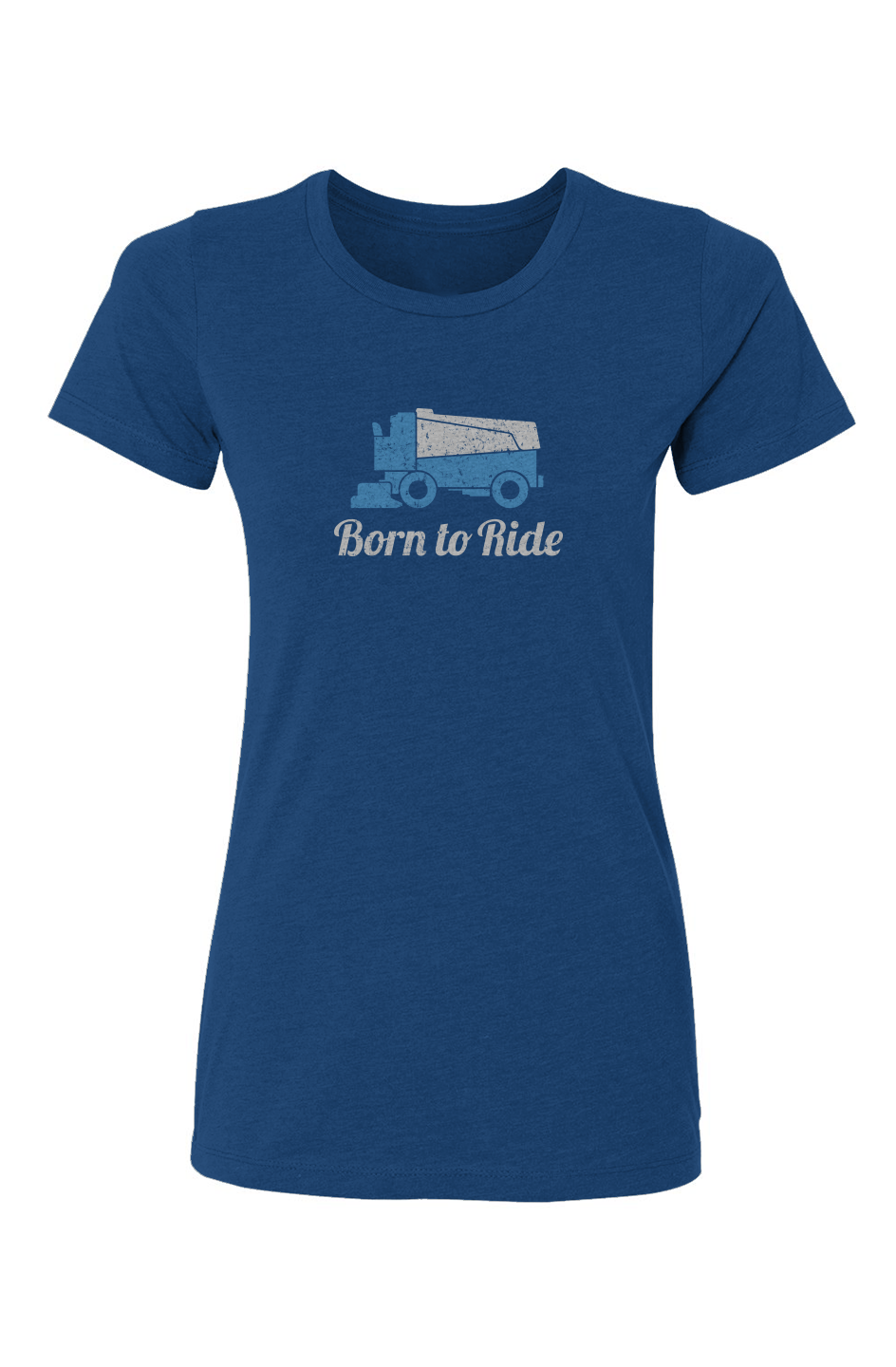 Barn Babe Born to Ride Tee Royal Blue | Barn Garb Hockey Threads