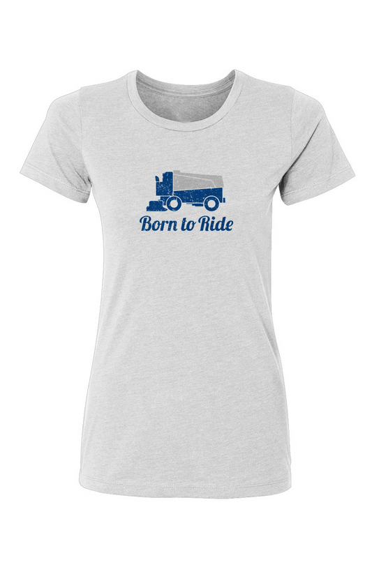 Barn Babe Born to Ride Tee White | Barn Garb Hockey Threads