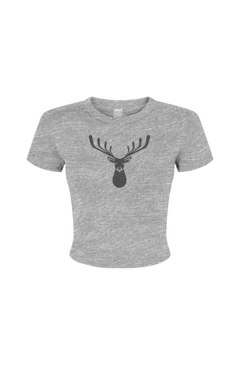 Barn Babe Buckshot Baby Tee Grey | Barn Garb Hockey Threads