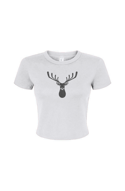 Barn Babe Buckshot Baby Tee White | Barn Garb Hockey Threads