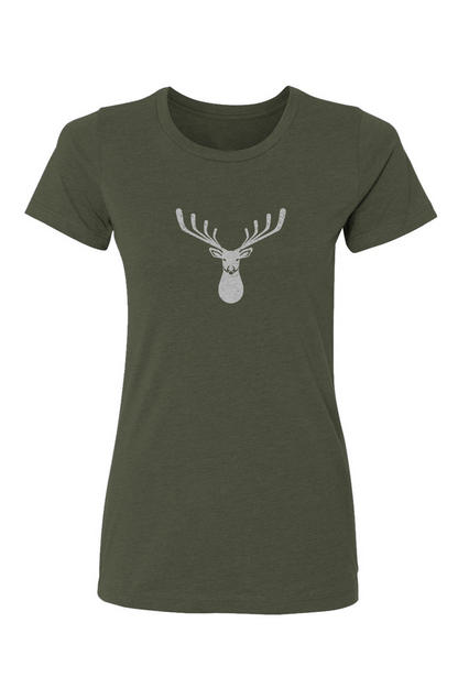 Barn Babe Buckshot Tee Military Green | Barn Garb Hockey Threads