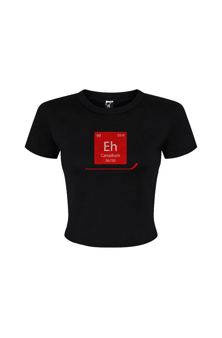 Barn Babe Canadium Baby Tee Black | Barn Garb Hockey Threads