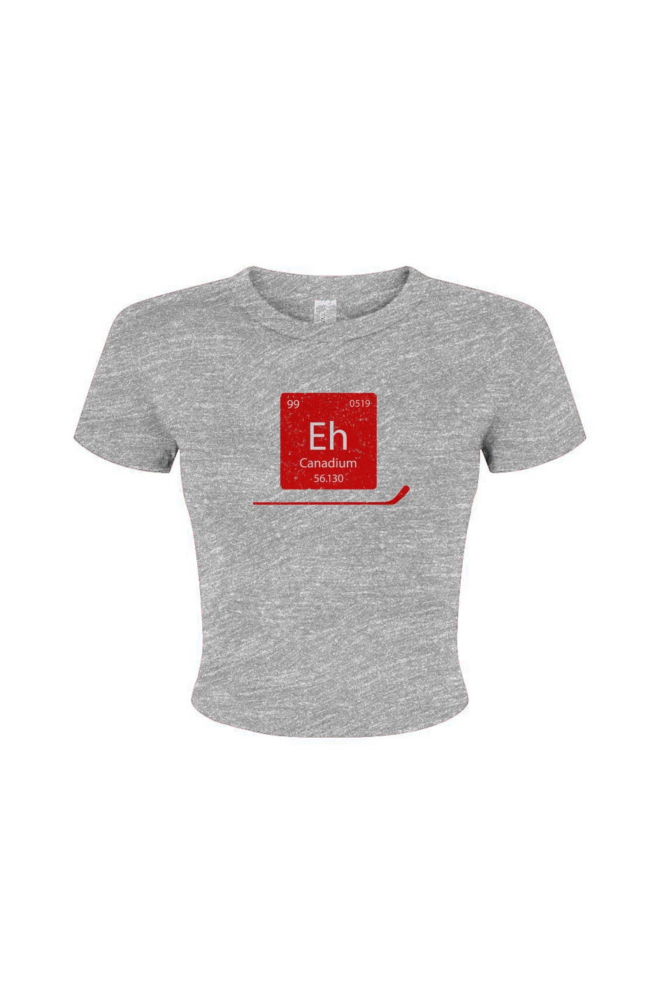 Barn Babe Canadium Baby Tee Grey | Barn Garb Hockey Threads