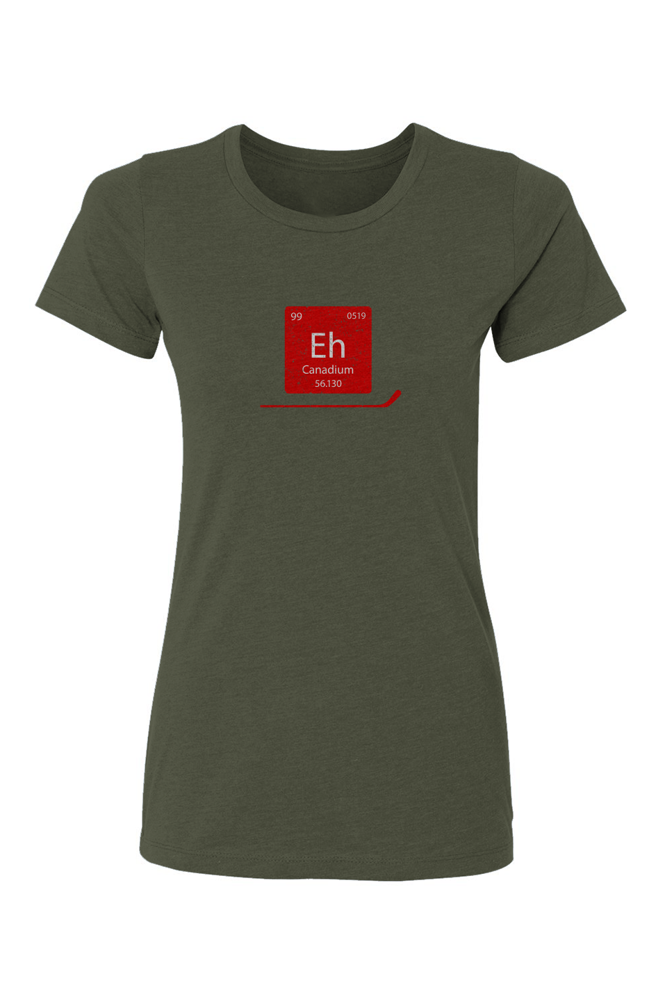 Barn Babe Canadium Tee Military Green | Barn Garb Hockey Threads