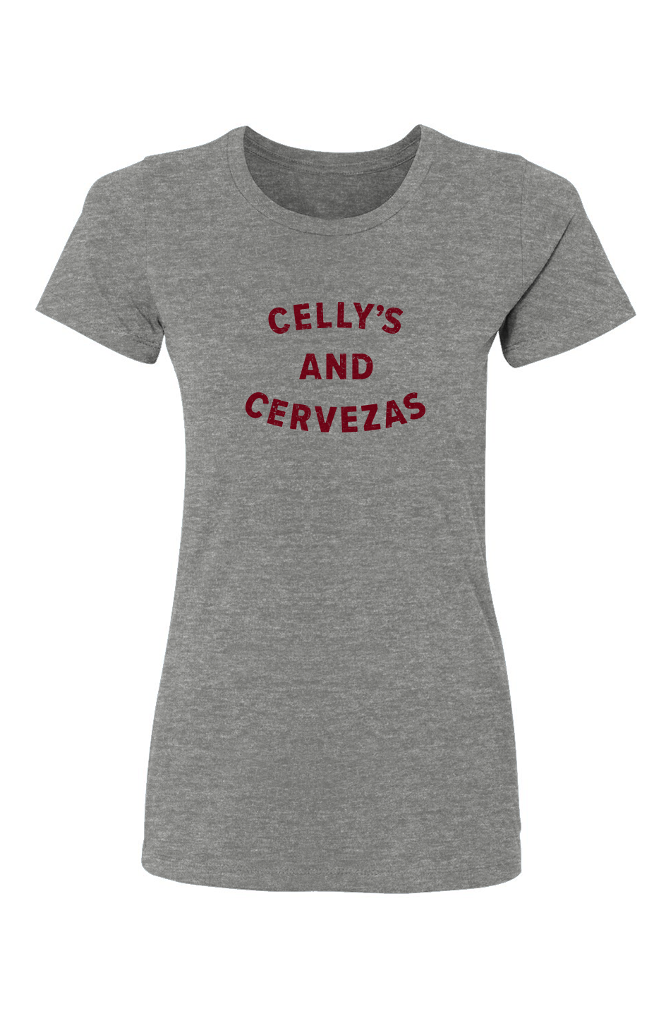 Barn Babe Celly's and Cervezas Tee Grey | Barn Garb Hockey Threads
