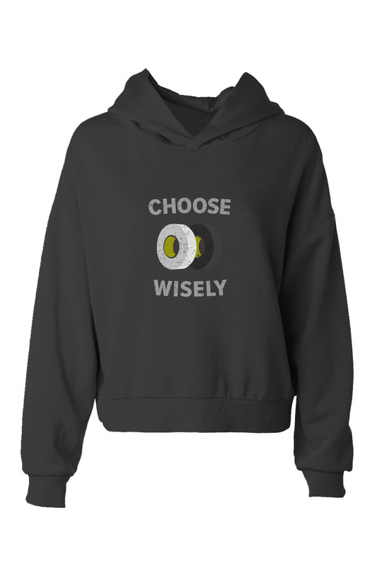 Barn Babe Choose Wisely Hip-Height Hoodie Black | Barn Garb Hockey Threads