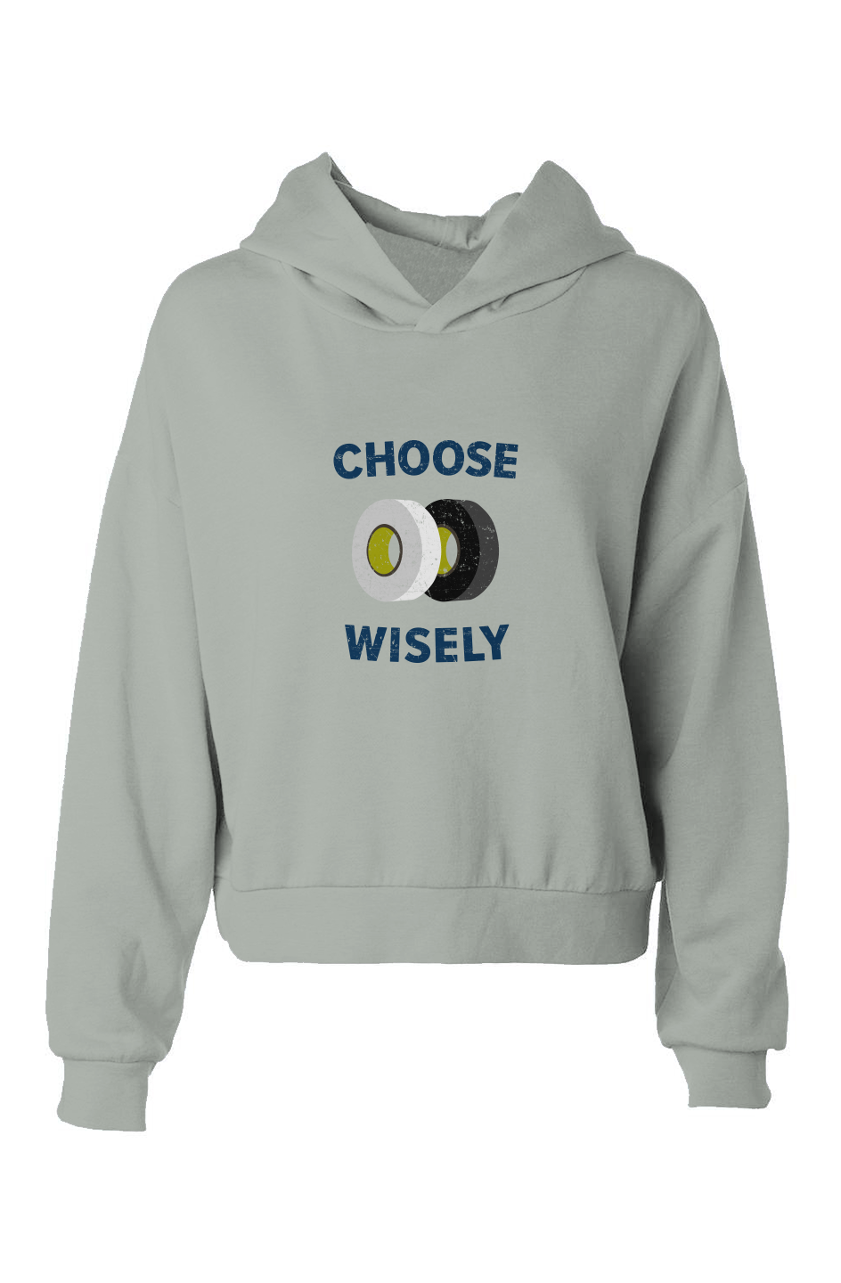 Barn Babe Choose Wisely Hip-Height Hoodie Sage | Barn Garb Hockey Threads
