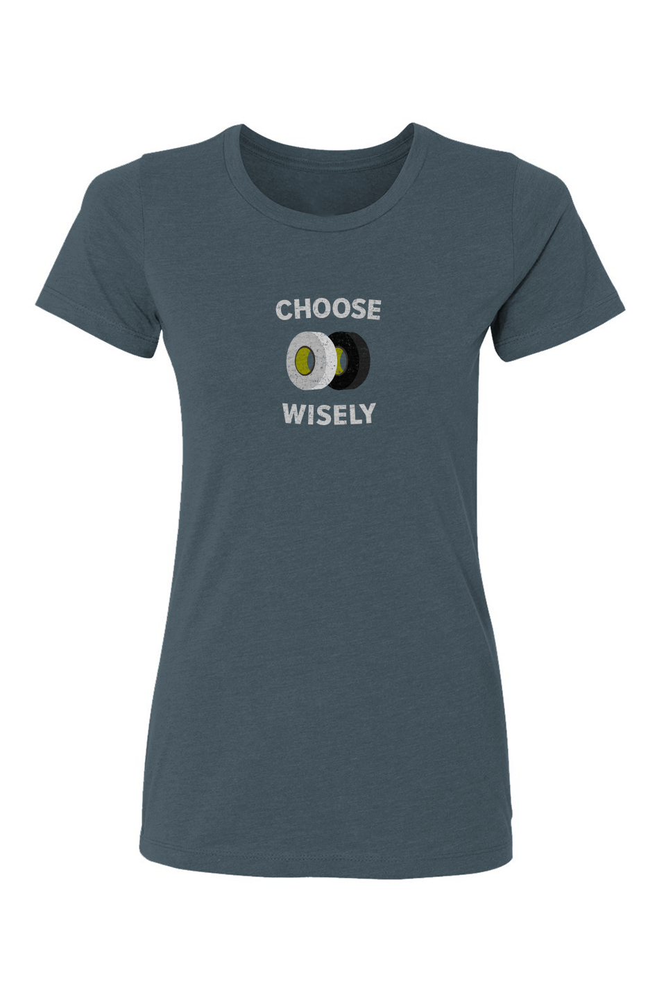 Barn Babe Choose Wisely Tee Indigo | Barn Garb Hockey Threads
