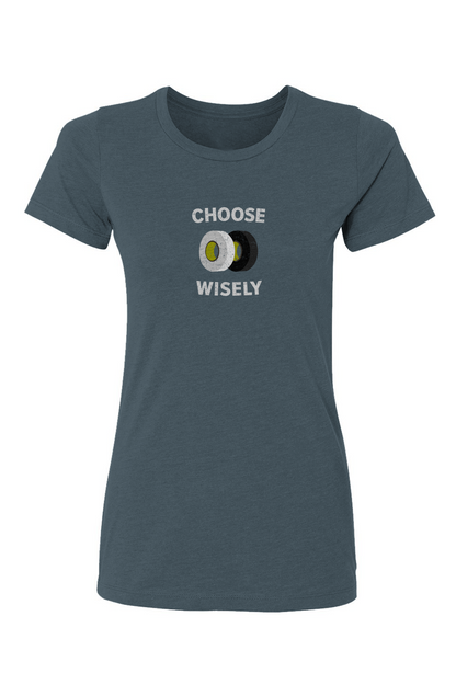 Barn Babe Choose Wisely Tee Indigo | Barn Garb Hockey Threads