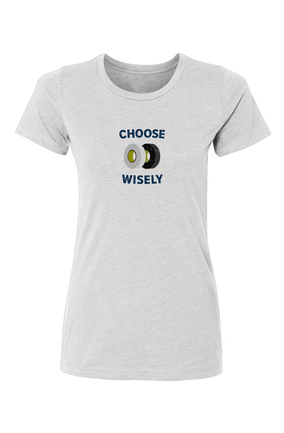 Barn Babe Choose Wisely Tee White | Barn Garb Hockey Threads