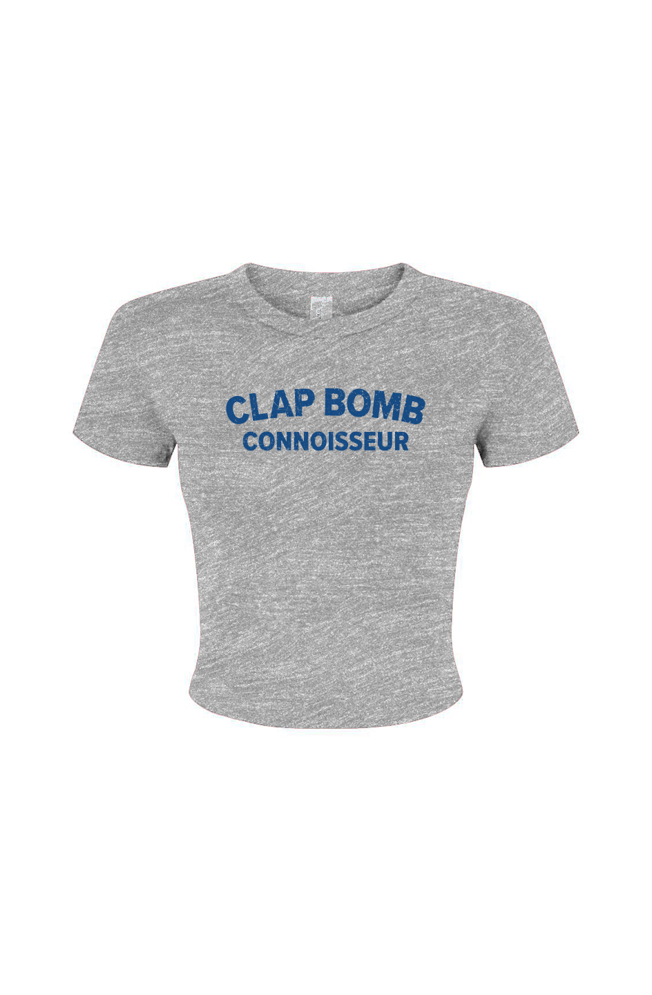 Barn Babe Clab Bomb Connoisseur Baby Tee Grey | Barn Garb Hockey Threads