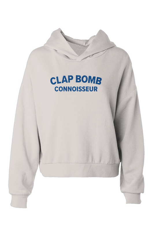 Barn Babe Clap Bomb Connoisseur Hip-Height Hoodie Bone | Barn Garb Hockey Threads