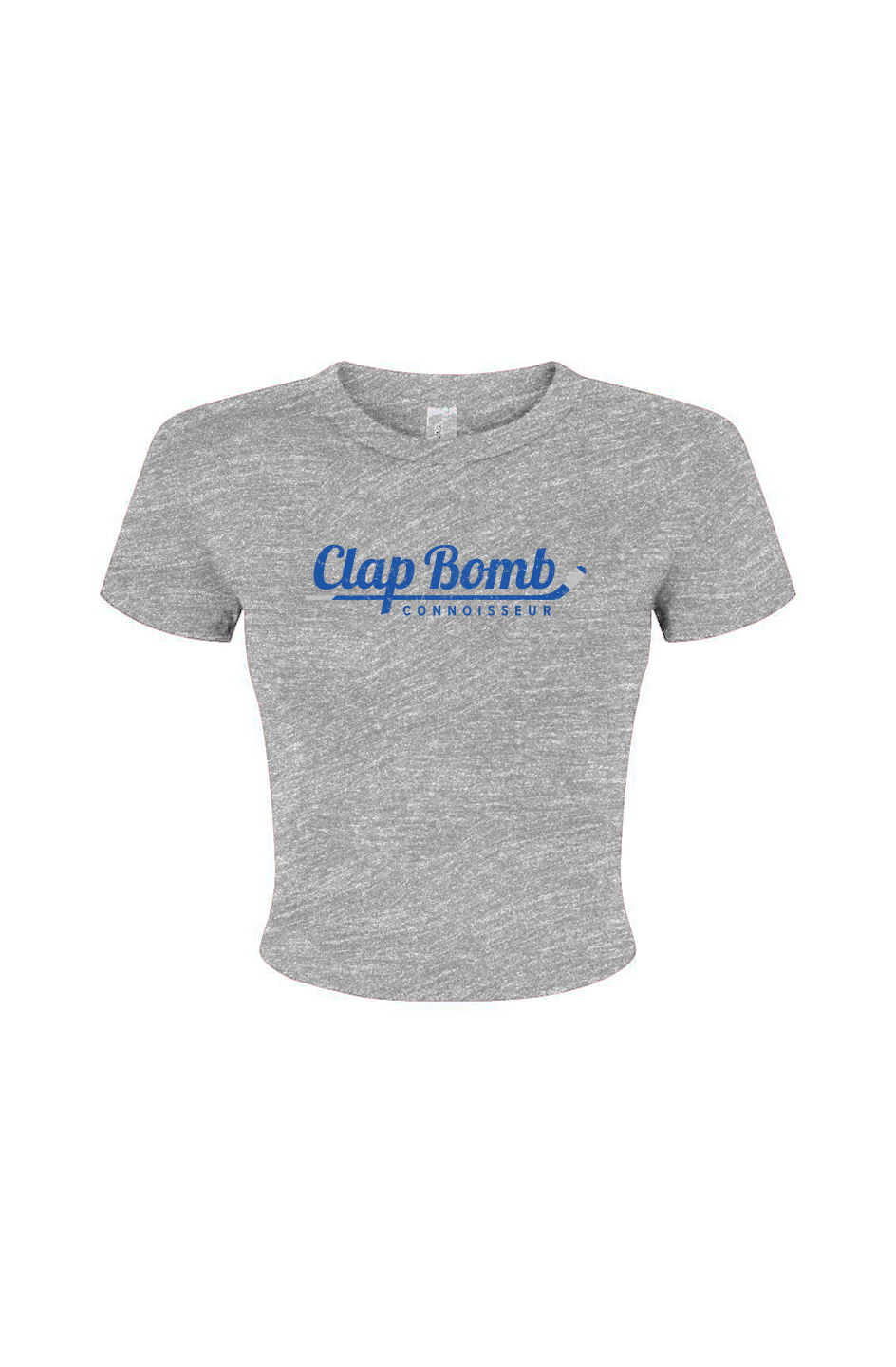 Barn Babe Clap Bomb Connoisseur Stick Baby Tee Grey | Barn Garb Hockey Threads
