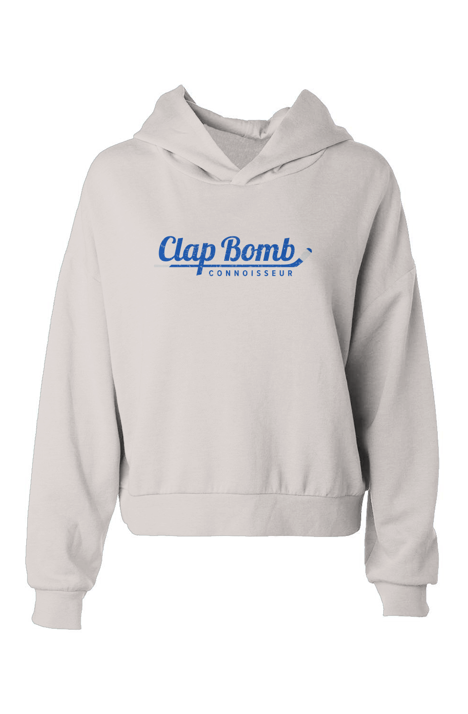 Barn Babe Clap Bomb Connoisseur Stick Hip-Height Hoodie Bone | Barn Garb Hockey Threads