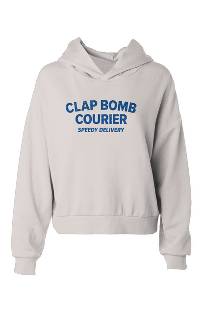 Barn Babe Clap Bomb Courier Hip-Height Hoodie Bone | Barn Garb Hockey Threads