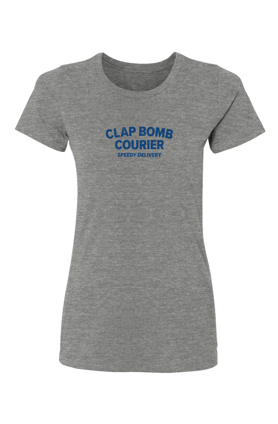 Barn Babe Clap Bomb Courier Tee Grey | Barn Garb Hockey Threads