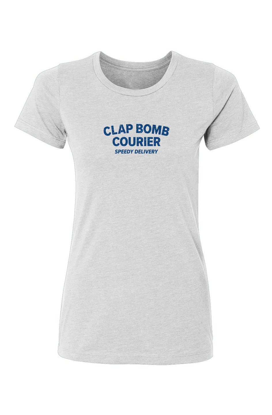 Barn Babe Clap Bomb Courier Tee White | Barn Garb Hockey Threads