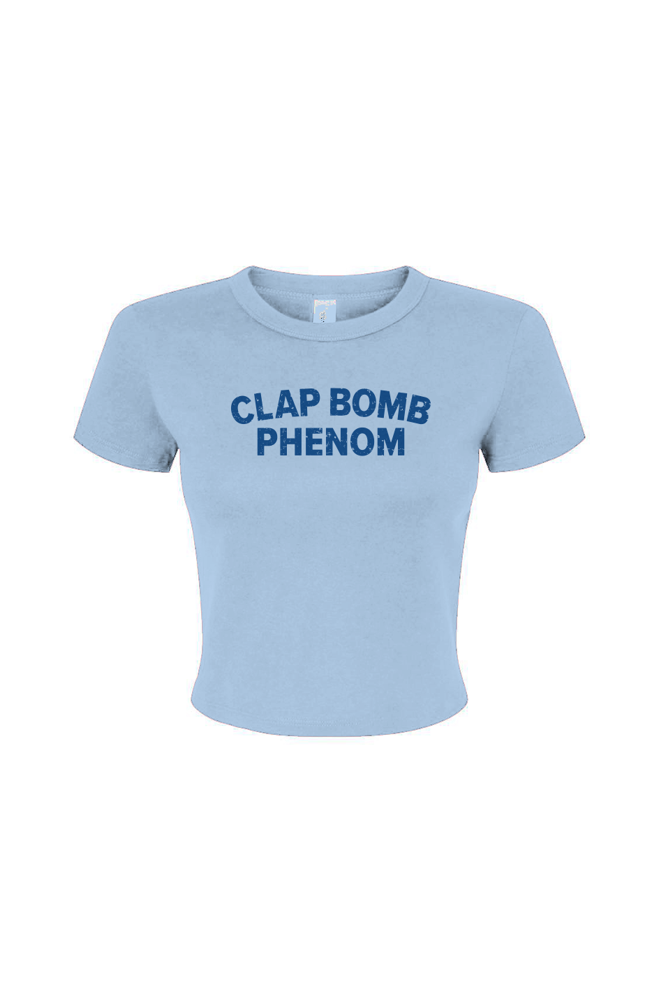 Barn Babe Clap Bomb Phenom Baby Tee Baby Blue | Barn Garb Hockey Threads