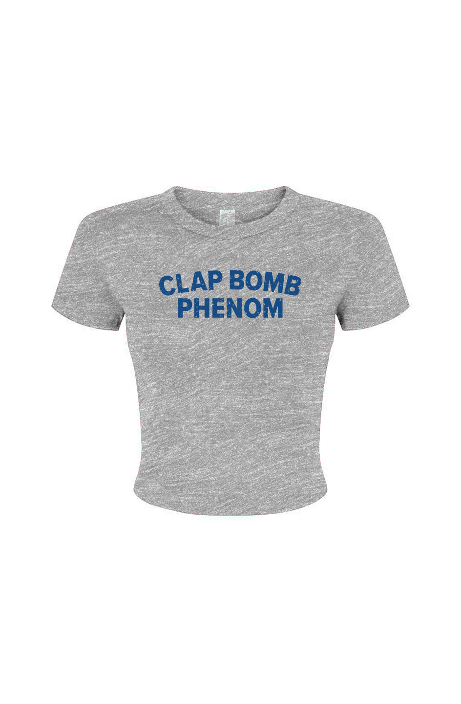 Barn Babe Clap Bomb Phenom Baby Tee Grey | Barn Garb Hockey Threads