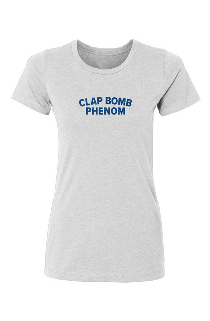 Barn Babe Clap Bomb Phenom Tee White | Barn Garb Hockey Threads