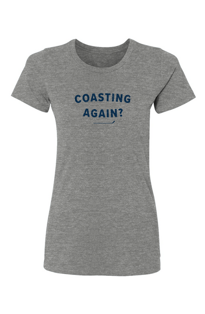 Barn Babe Coasting Again? Tee Grey | Barn Garb Hockey Threads