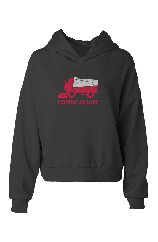 Barn Babe Comin' in Hot Hip-Height Hoodie Black | Barn Garb Hockey Threads