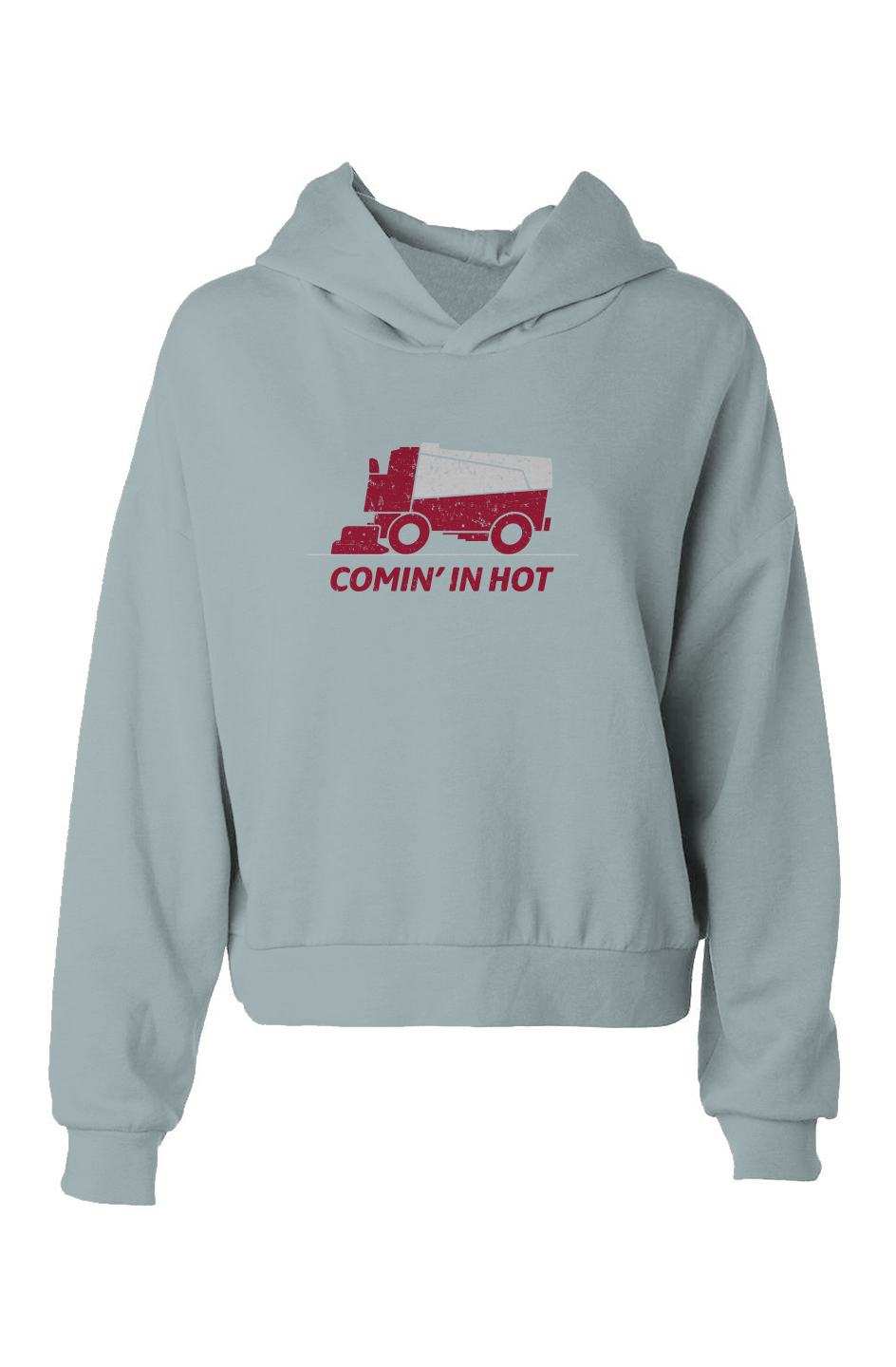 Barn Babe Comin' in Hot Hip-Height Hoodie Sage | Barn Garb Hockey Threads