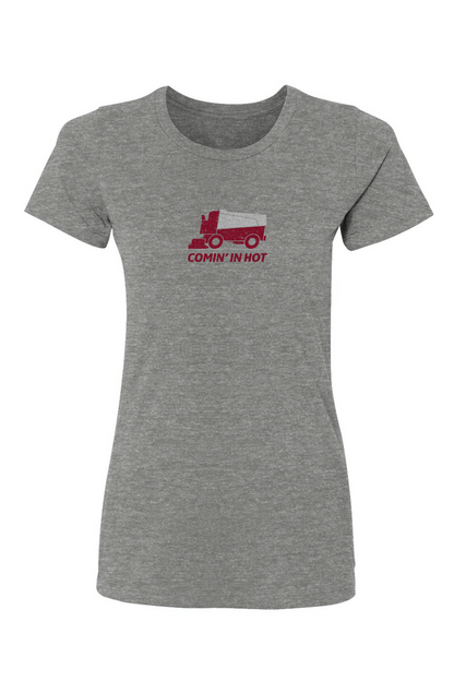 Barn Babe Comin' in Hot Tee Grey | Barn Garb Hockey Threads