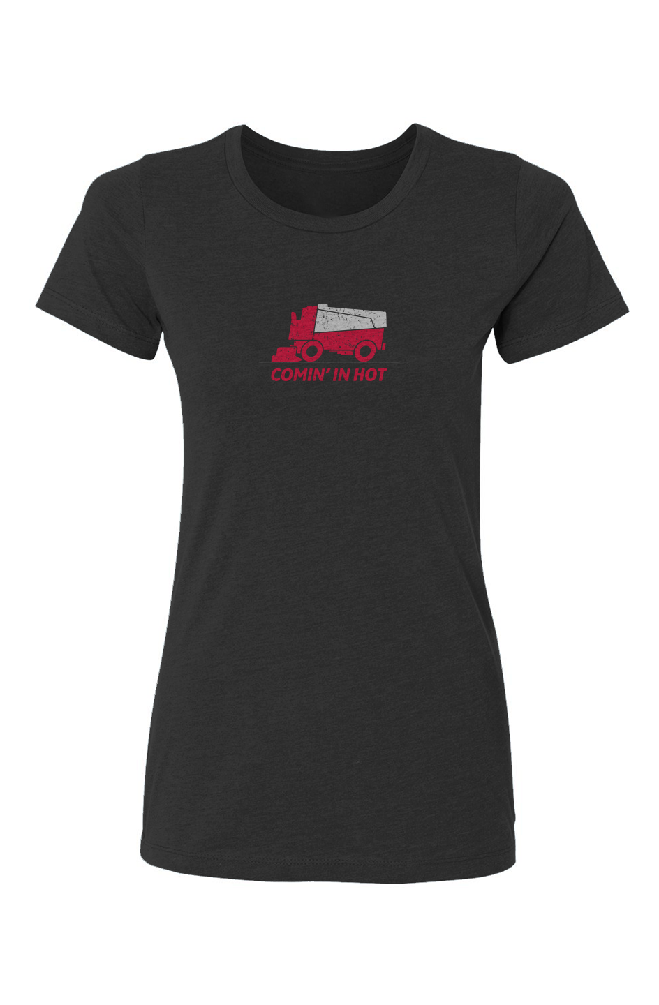 Barn Babe Comin' in Hot Tee Navy Black | Barn Garb Hockey Threads