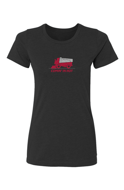 Barn Babe Comin' in Hot Tee Navy Black | Barn Garb Hockey Threads