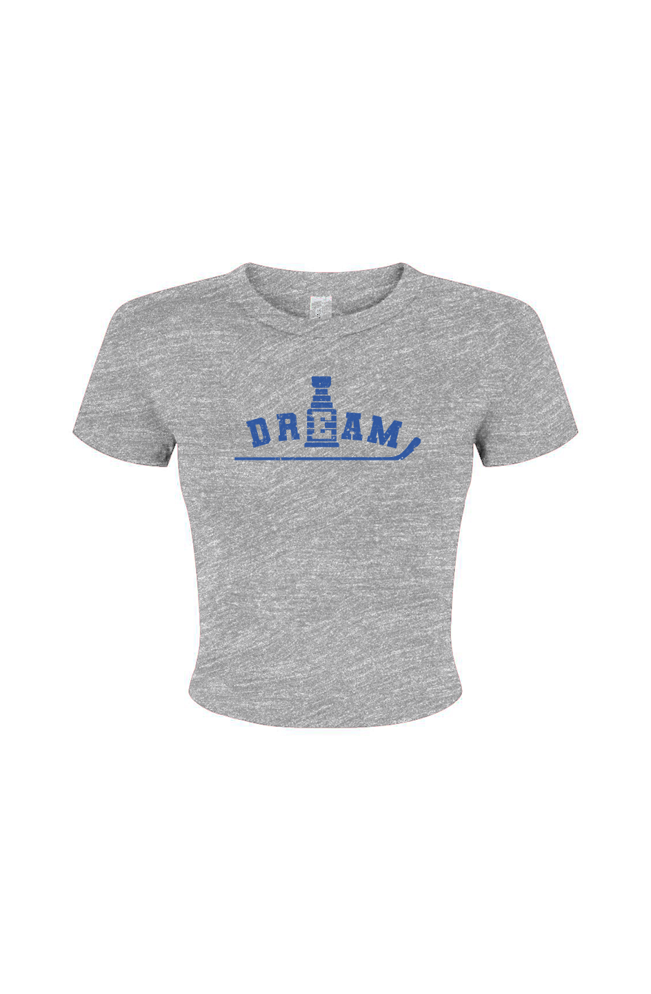 Barn Babe Dream Baby Tee Grey | Barn Garb Hockey Threads