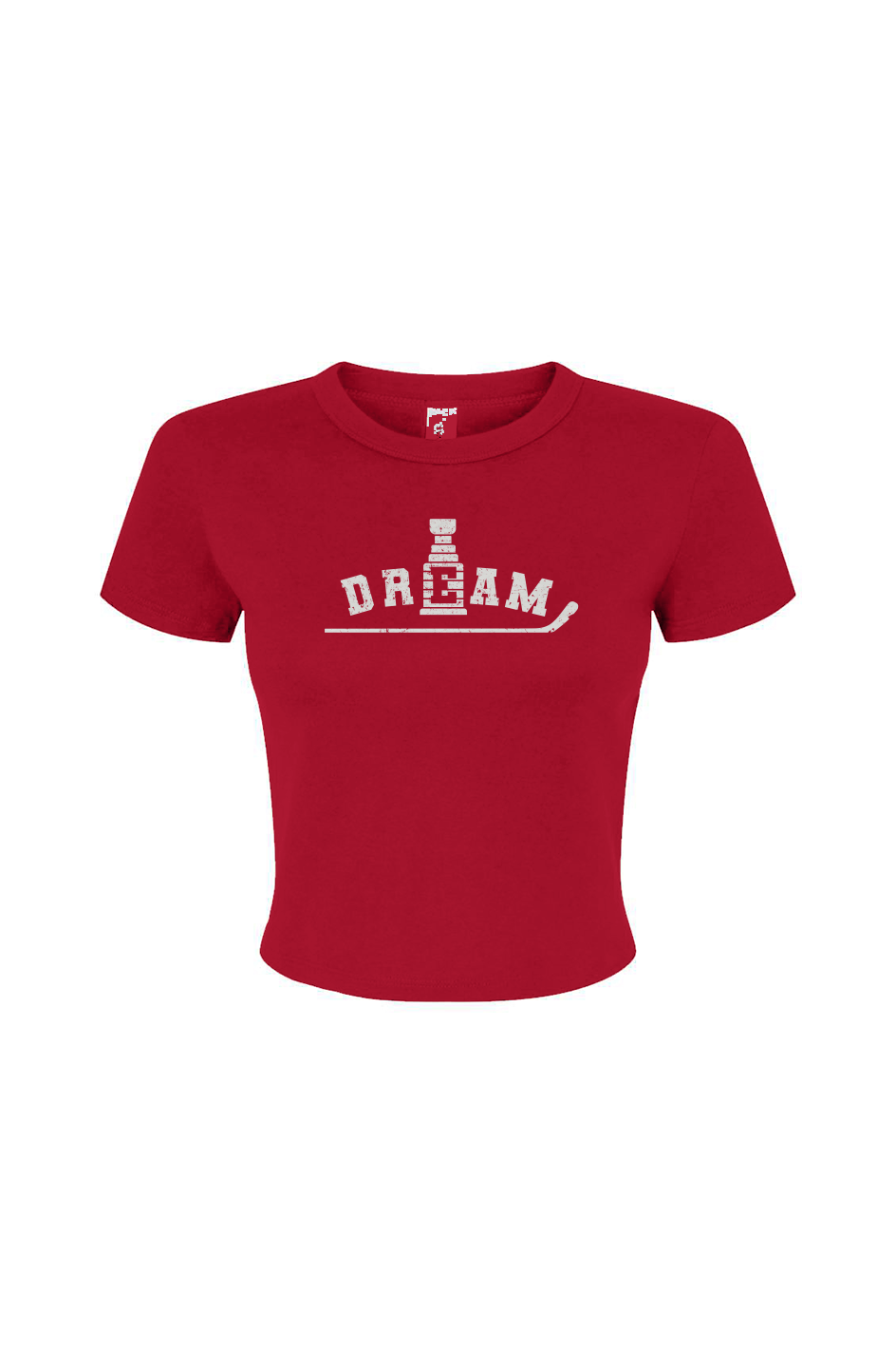 Barn Babe Dream Baby Tee Red | Barn Garb Hockey Threads