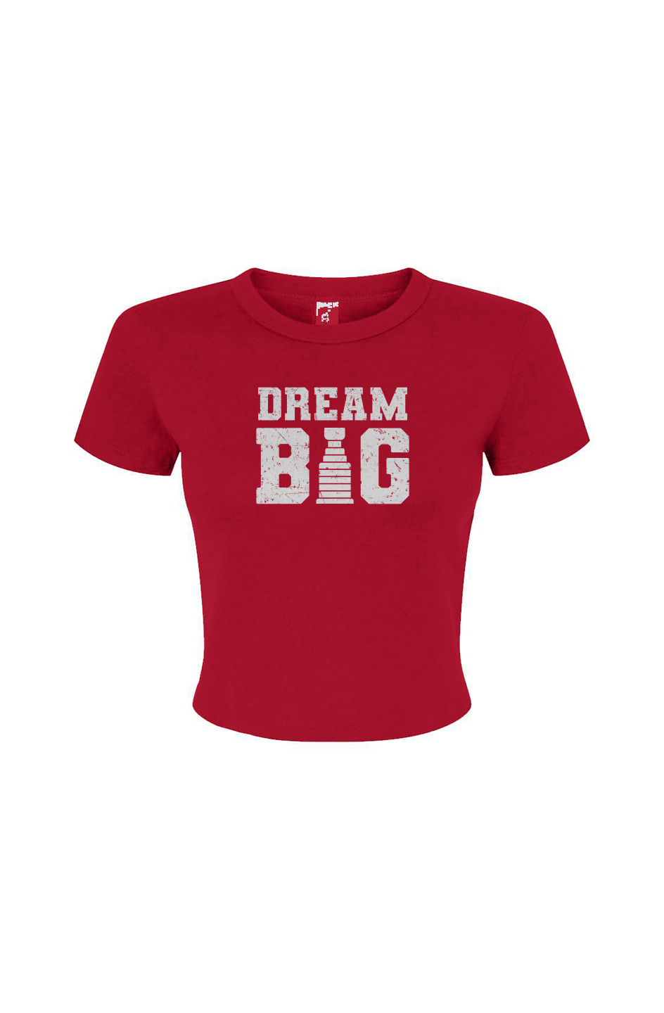 Barn Babe Dream Big Baby Tee Red | Barn Garb Hockey Threads