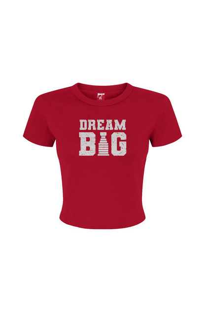 Barn Babe Dream Big Baby Tee Red | Barn Garb Hockey Threads